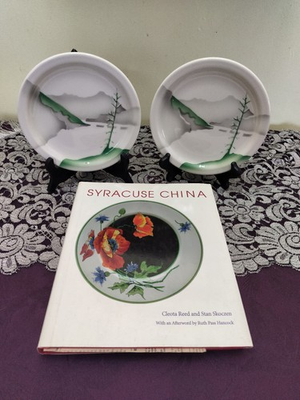 #ad Lot of 2 Great Northern Railroad Syracuse China Glory of the West 7quot; Plates $70.00