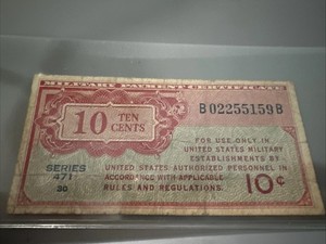 Military Payments Certificate 10 Cents Series 471