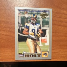 Topps 2005 Torry Holt #TB46 St. Louis Rams Throwbacks Football Insert Card