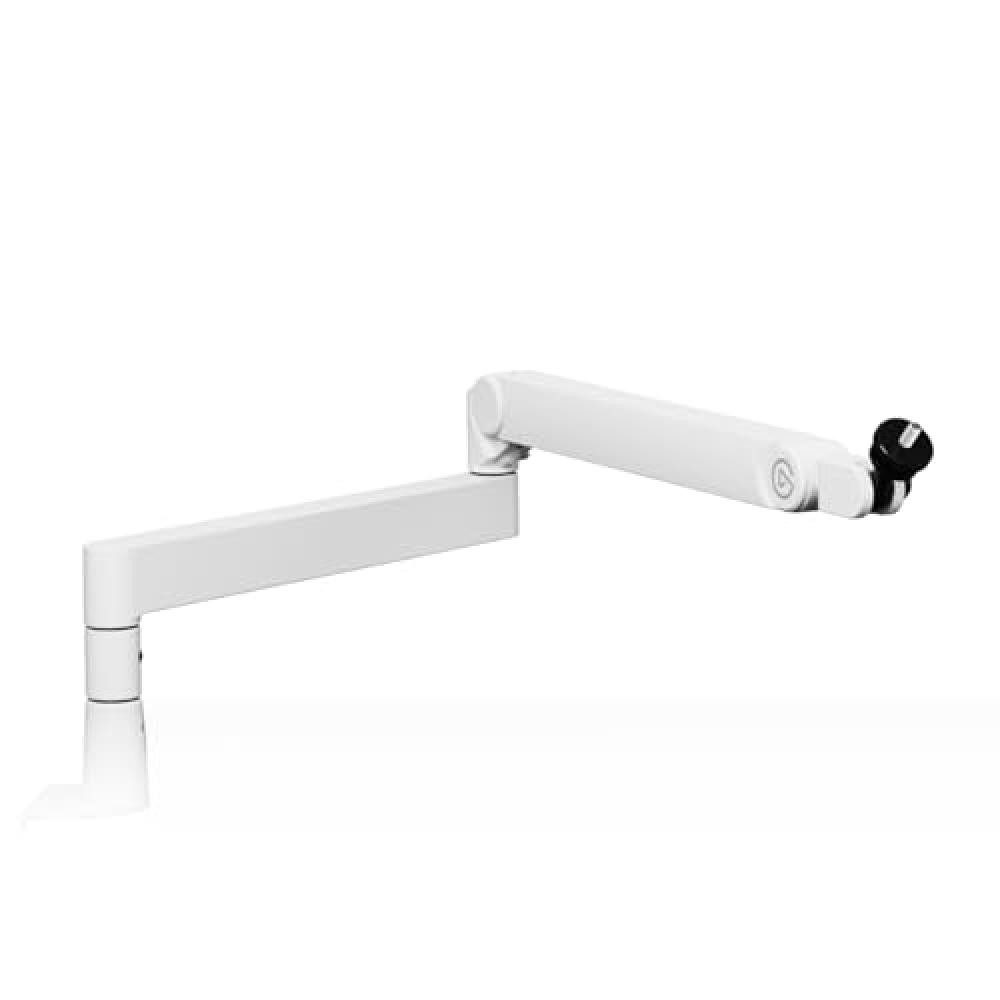 Elgato Wave Mic Arm Pro White - Braccio per Microfono a Profilo Basso Girevole a
