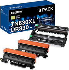 TN830XL Toner and DR830 Drum Unit Replacement for Brother TN830XL DR-830 Use wit