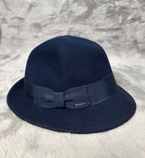 Bailey of Hollywood Hat Cap Large Black Lite Felt Packable & Water Repellant