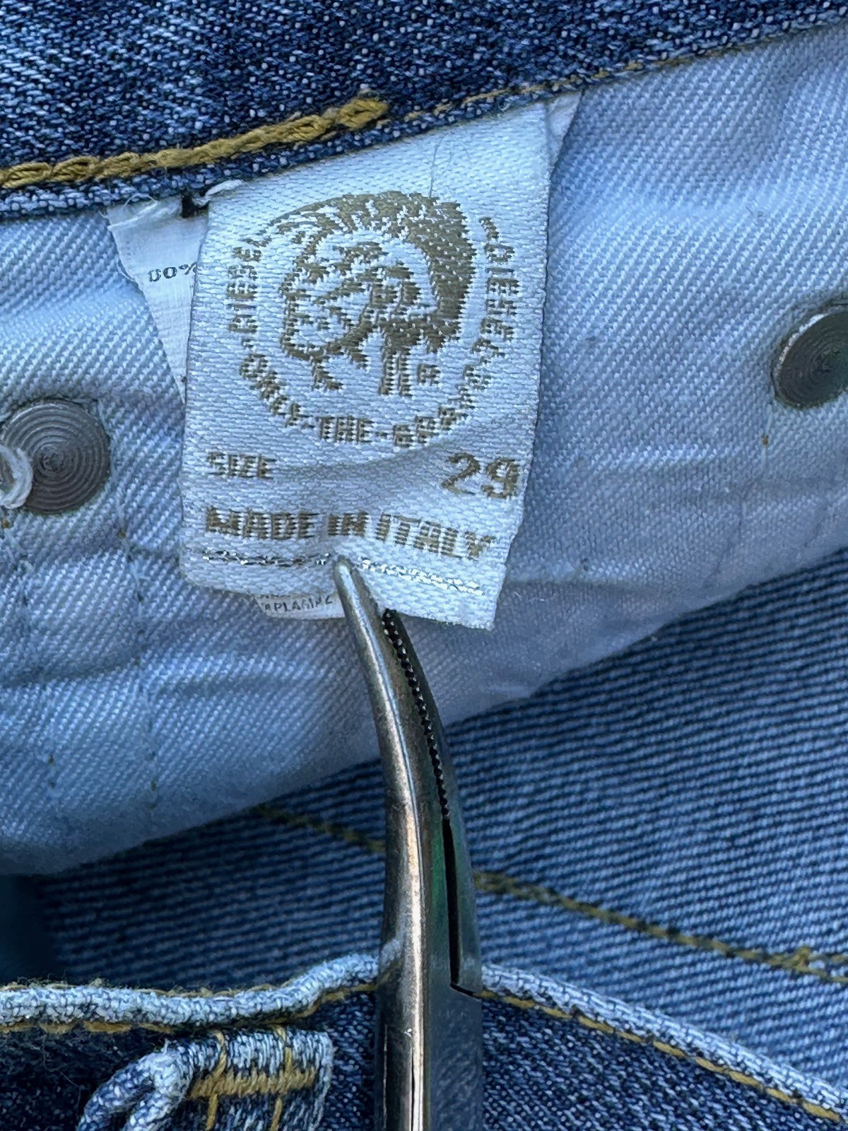 Vintage Diesel Industry Men''s Denim Jeans Size 29. image 6