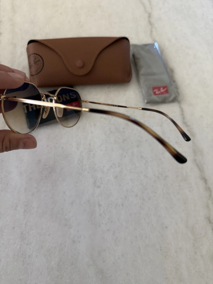 Ray Ban Damen Braun Ombré Round Metal - Bild 3 von 4