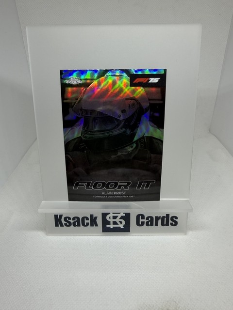 Alain Prost 2025 Topps Chrome Formula 1 Floor It