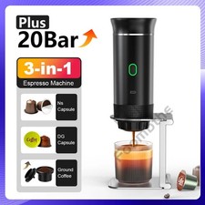 Wireless Electric Portable Espresso Coffee Machine for Car & Home Camping