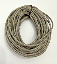 25 ft. Cloth Covered Push Back Wire w/ Braided Shield - USA Made