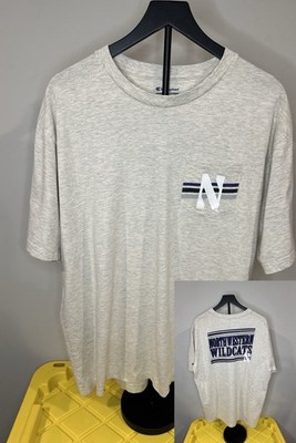 Champion Northwestern Wildcats Athletics Pocket T-Shirt Men's 2XL Heather Tan