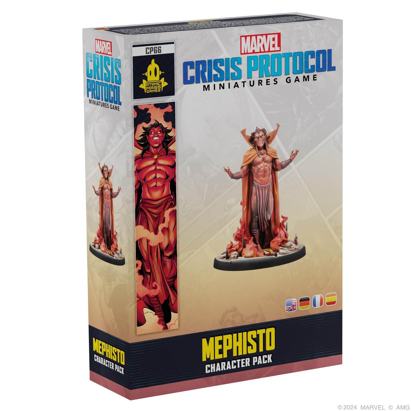 ATOMIC MASS GAMES   Marvel Crisis Protocol: Mephisto   Miniatures Board Game   A