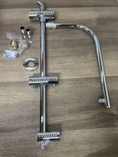 Signature Hardware SHSR7010CP Retrofit Exposed Pipe Shower Rail & Slide Bar*READ