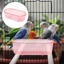 Parrot Bath Box Bird Cage Bathing Tub Bath Parakeet Pet Bathing Tub Box for