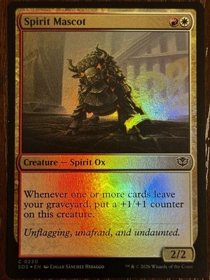 Magic: The Gathering Spirit Mascot 0230 Creature Foil RW English Strixhaven
