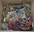 Vintage/Retro/Modern Costume Scrap/Upcycle Grab Jewelry Lot (BOX E) ~ 17.6 LBS
