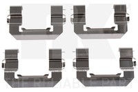 ZubehöRsatz Scheibenbremsbelag NK 79361761 FüR Antara Opel L07 Chevrolet Cdti