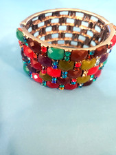 Vintage Beaded Cuff Bracelet