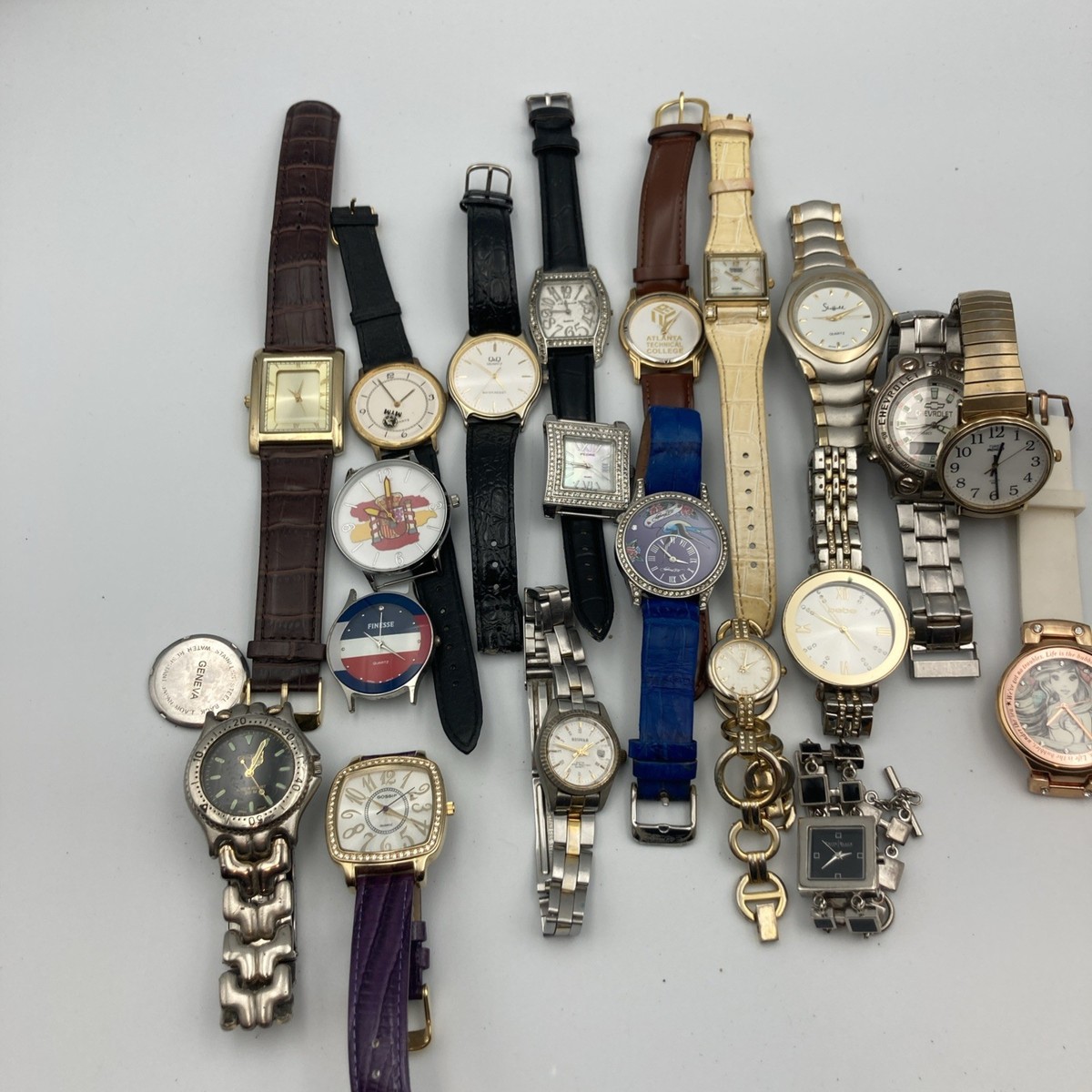 Lot of mixed Vintage Watches includes Park Lane, Victoria Wieck, Cats, JBK &more Victoria Wieck B4363 Crystal Bezel Women Watch – Mother of  main image 3