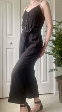 Black Romper With Pockets H M Size 2