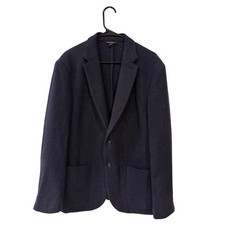 Banana Republic Men's Slim Fit Wool Navy Blazer 44R