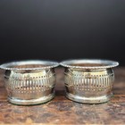 2 ORTEGA Mexico 925 Sterling Silver Pierced Coaster sWood Condiment 222gr 3.5" — photo 2