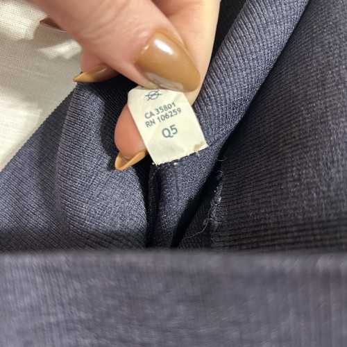 Lululemon Athletica In The Flow Crop Blue Navy Ruched Activewear Leggings Size 6 - Picture 7 of 7