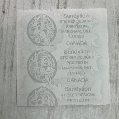 Vintage Sandylion Prismatic Stickers 1 Mod 2