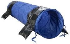 Dog Agility Tunnel Dog Tunnel for Small Dogs or 78.5 x 15.5 x 15.5 in. Blue