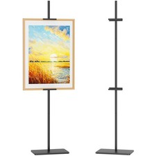 Adjustable Picture Frame Easel Stand Floor Standing Holder Up to 63" Tall