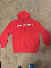 Vintage authentic iron cross Independent hoodie size large.
