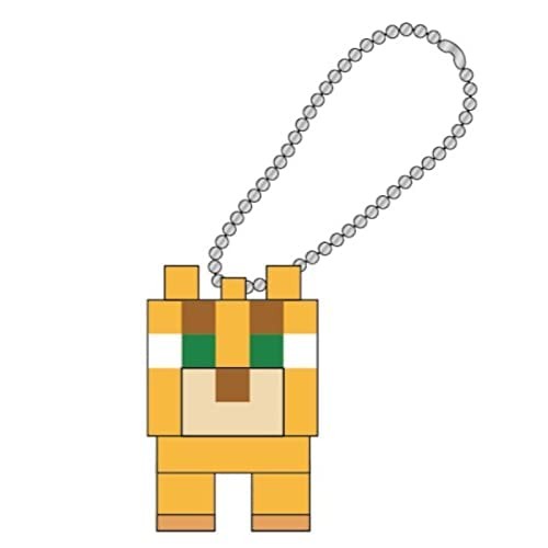 Keikampany Minecraft PVC Mascot Keychain (Ocelot) MCT-PM-YN