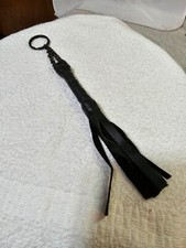 Vtg Leather Western Keychain Keyring 9 1/2in" long