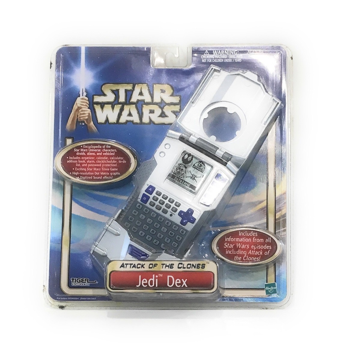 Star Wars AOTC Jedi Dex Character Encyclopedia Tiger Electronics