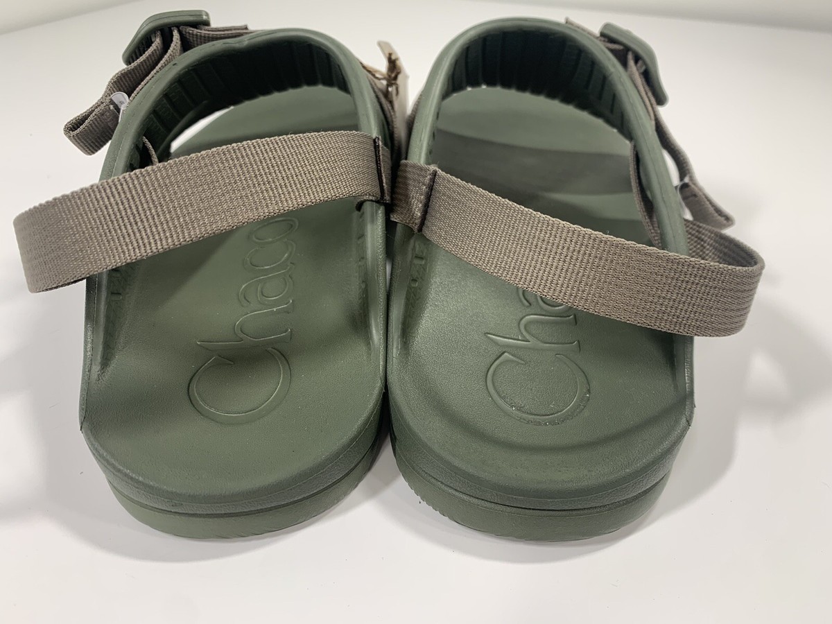 Chaco Men’s Chillos Slip On Sport Slide Sandal in Moss Green, size 14 Chaco Mens Outdoor EVA Chillos Sport Sandals Moss Green main image 4