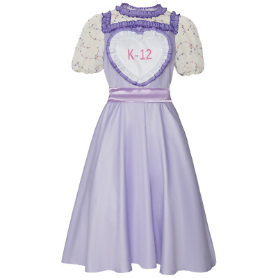 k 12 purple dress Melanie Martinez K 12 Dress Kids K-12 Purple Dress Cosplay Costume Bei   Becostume