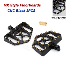 2X Mini Foot Pegs Floorboards Kit For Harley Dyna Softail Road Glide Sportster