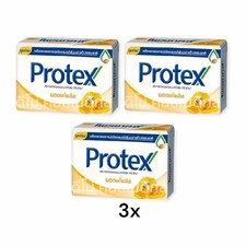 3x PROTEX Soap Bar, Protex formula, cleanses the body, size 60 g.