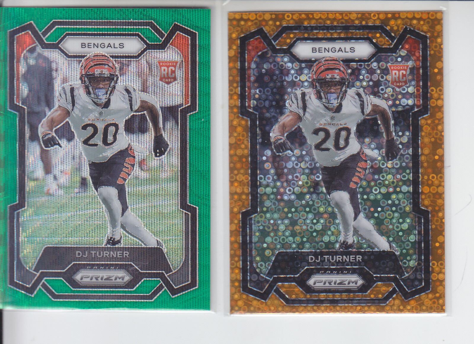 DJ Turner Panini Prizm #319 Base