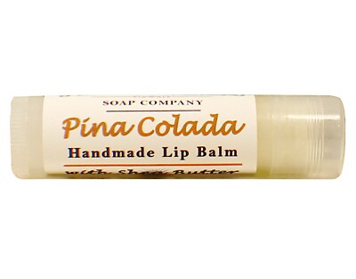 Pina Colada Handmade Lip Balm  made with Shea Butter