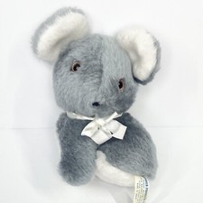 Vintage 6 Gerber Gray Mouse Plush