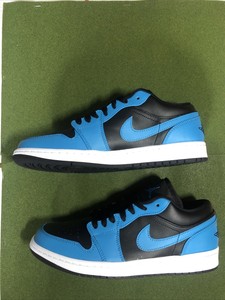 Nike Air Jordan 1 Low Reverse Laser Blue Black Royal 410 Size 9 Ds New Ebay