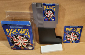 Magic Darts NES Box Game Manual  Styrofoam Nintendo nes. authentic