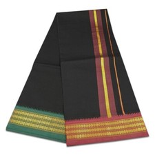 Men's Cotton Color dhoti for Traditional Pooja with Border US