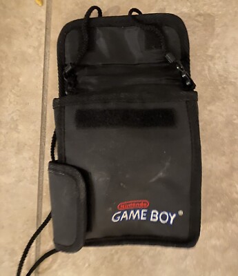 Original OEM Nintendo Game Boy Original DMG Black Carrying Case Travel Bag