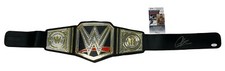 Drew McIntyre Signed WWE Championship Toy Belt JSA COA