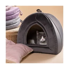 KASENTEX Cat Bed for Indoor Cats, 2-in-1 Cat House Pet Supplies for Large Cat...