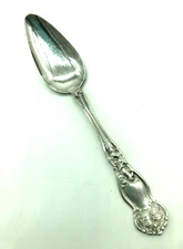 WM Rogers & Son AA 1910 Orange Blossom Silverplate Grapefruit Spoon 5.75"