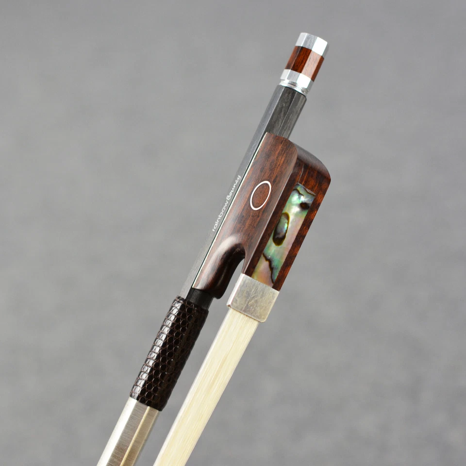 Master Level Rare PURE Carbon Fiber Viola Bow Rainbow Bouncy Series For Viola - Image 2 of 4