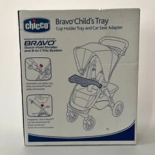 Chicco Bravo Child's Tray Black 00060141000070 NEW