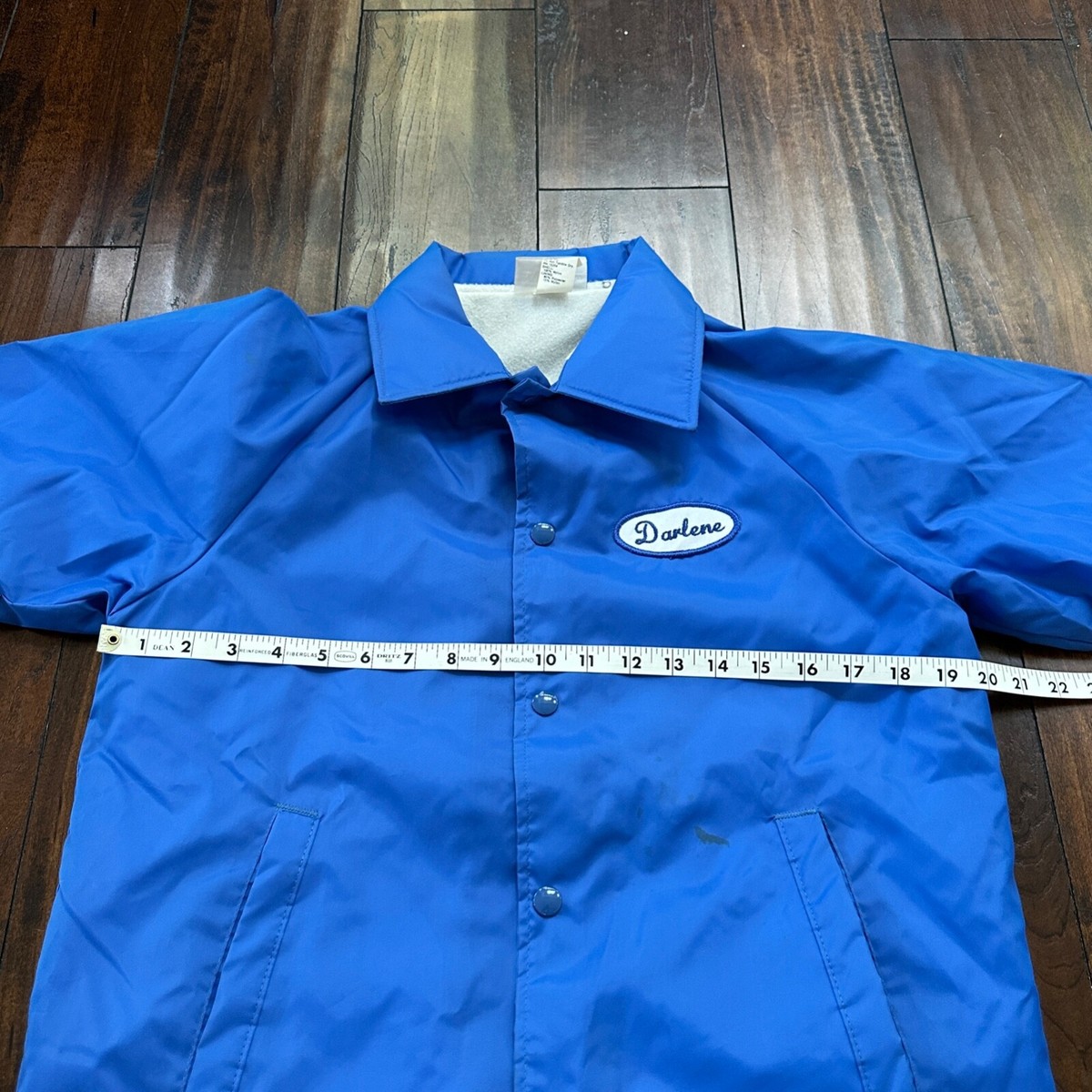 Ford V8 VTG 90s Hartwell Satin Coaches Jacket Lined