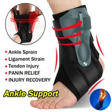 Compression Ankle Brace for Plantar Fasciitis Relief Sprain Support Foot Sport.