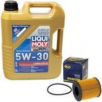 MotoröL Set 5W-30 5 Liter + ÖLfilter SH 4035 P FüR Mini Clubman Coupe Paceman